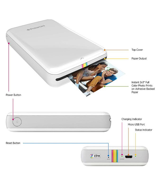 Impresora movil polaroid 