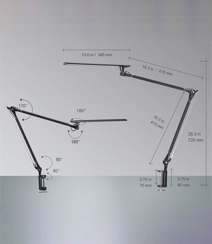 lámpara led para escritorio 