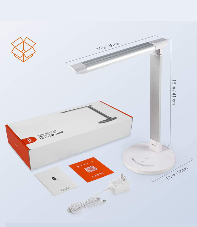 lámpara led para escritorio para el cuidado de la vista