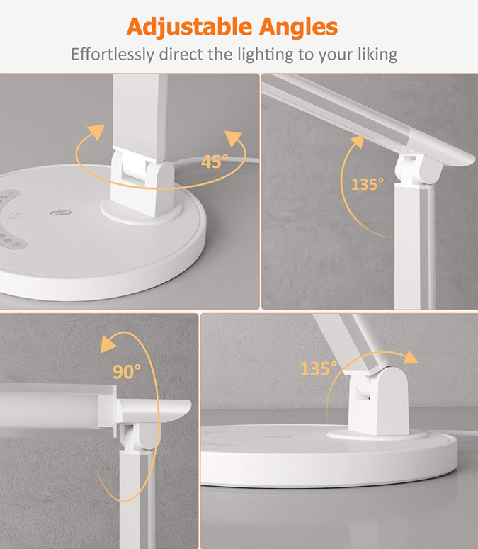 lámpara led para escritorio para el cuidado de la vista