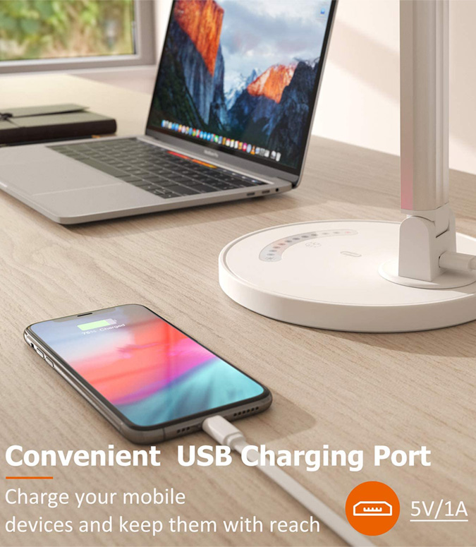 lámpara led para escritorio para el cuidado de la vista