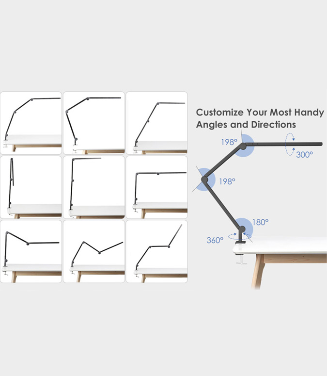 lámpara led  para escritorio 