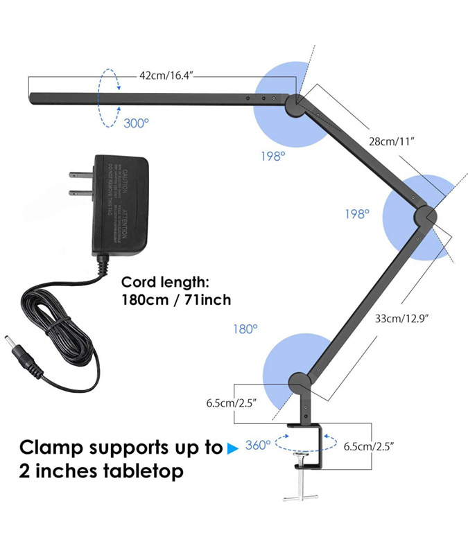 lámpara led para escritorio 