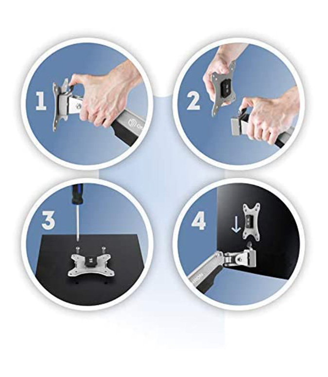 soporte de escritorio para pantallas onkron