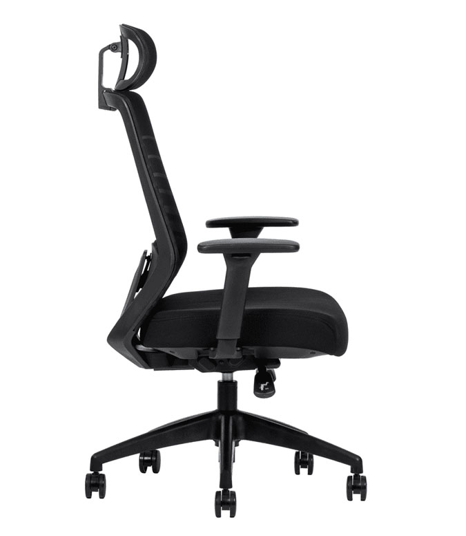 Silla Delta Cabecera Negro