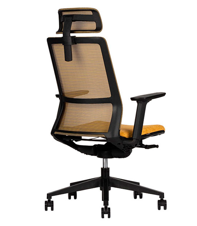 Silla Ejecutiva Sense Black Alto 