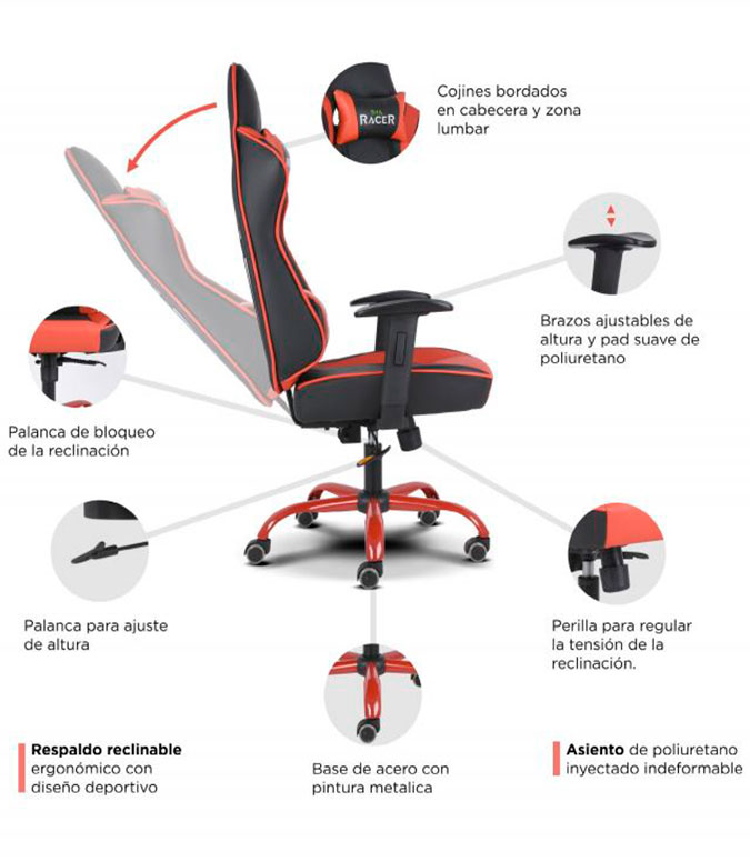 Silla de Gamers 