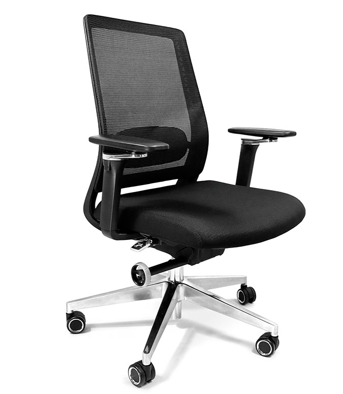 Silla secretarial Alfa Negro